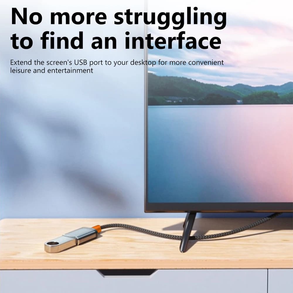 6A USB 3.0/2.0 USB تمديد كابل للكمبيوتر المحمول الذكي PC TV Xbox One SSD USB تمديد كابل موسع الحبل كابل صغير سريع السرعة - 3