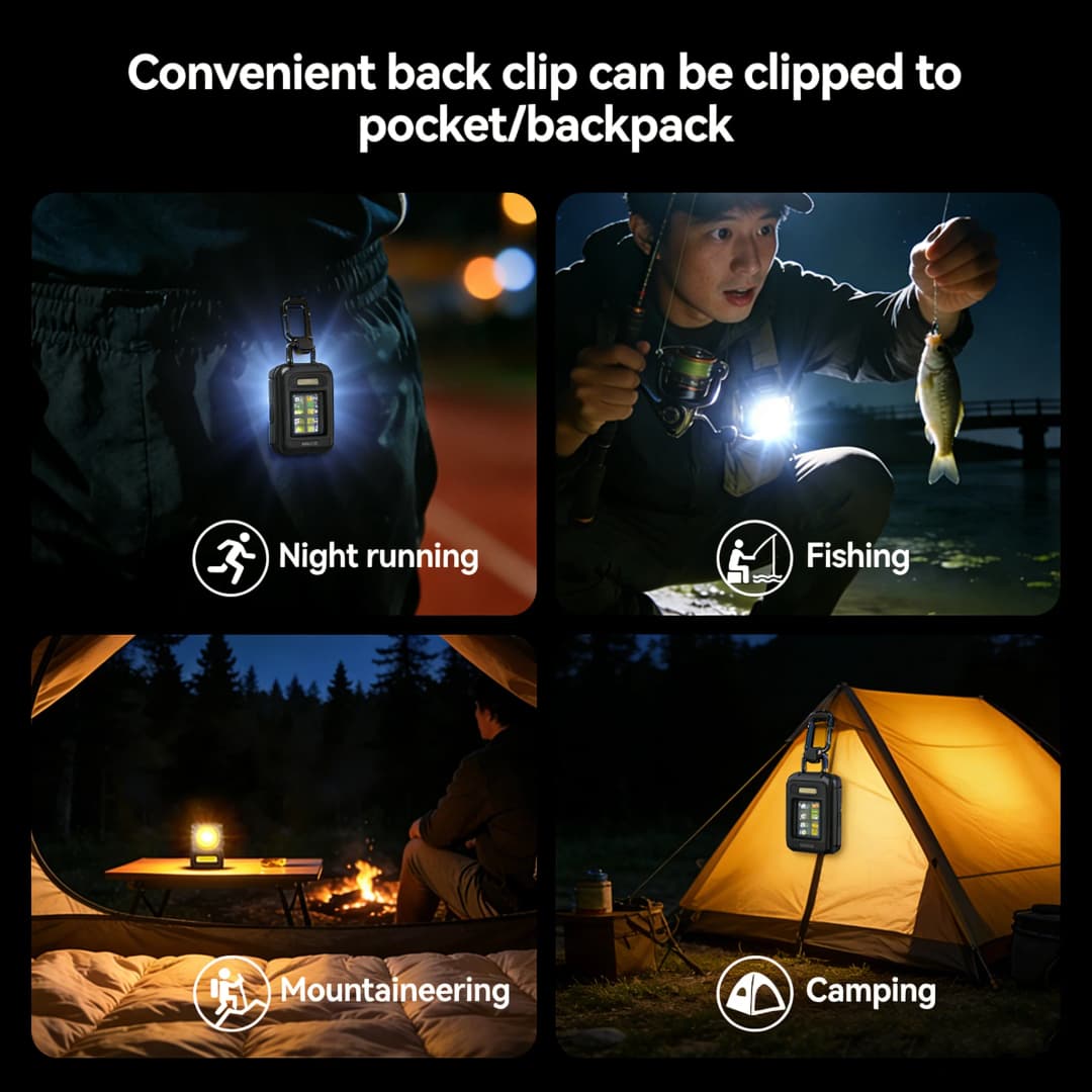 Philips SFL 5551 Dual-Light Headlamp with Magnetic And Clip Features Adjustable Five-Color Light Sources Compact And Lightweight - 4