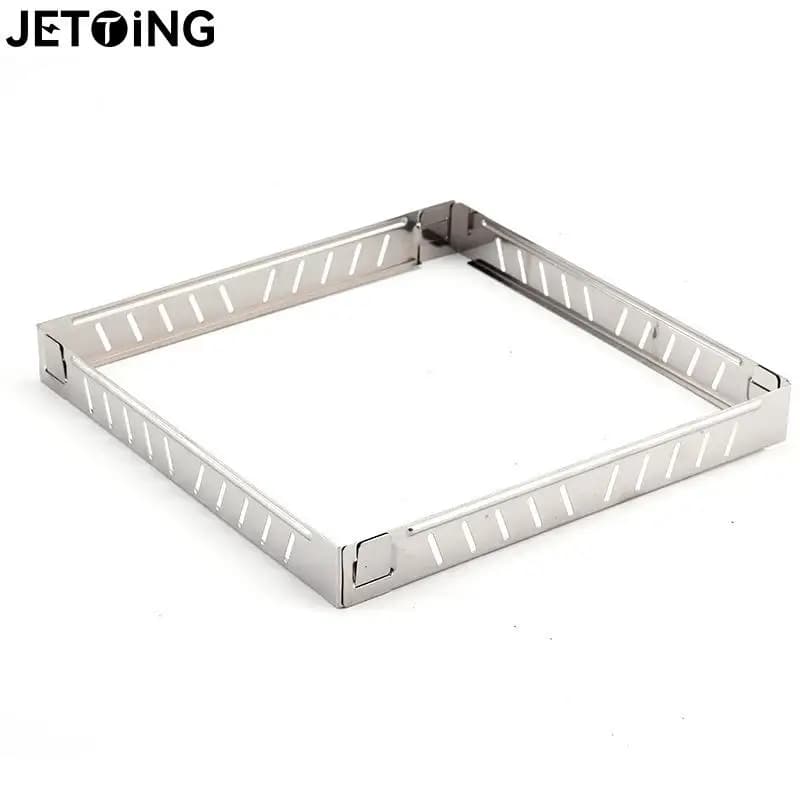 Outdoor Gas Stove Wind Screen Foldable Wind Shield Stainless Steel Burner Screen Cooking BBQ Stove Camping Hiking Accessories - 4
