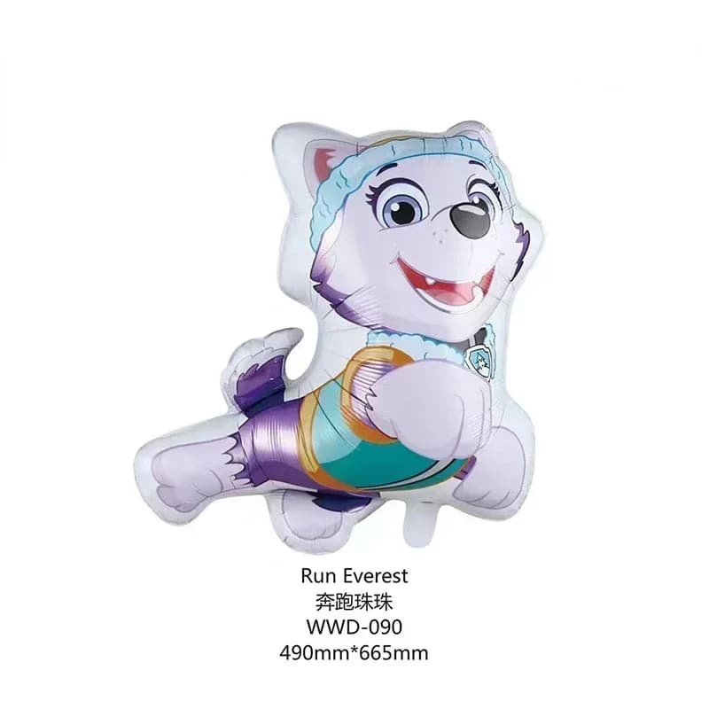 PAW Patrol Balloon Cartoon Ryder Chase Marshall Skye Rocky Ruby Zuma Everest Character DIY Party Decoration Children's Toy Ball - 5