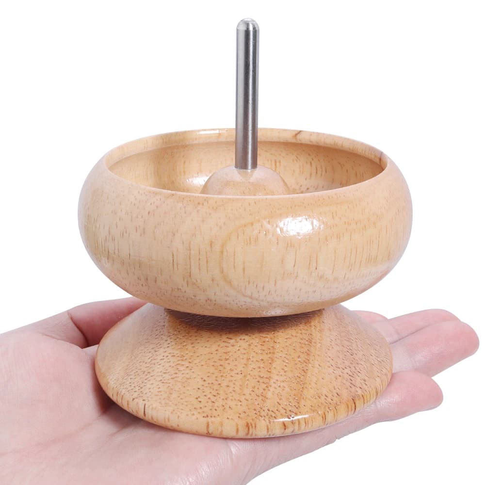 1 مجموعة خشبية تدور الديكور أدوات الخرز وعاء تخزين عدة مع إبرة ل سوار ذاتي الصنع قلادة مجوهرات الحرفية الديكور لوازم - 6