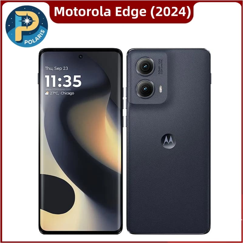 هاتف ذكي أصلي Motorola Moto Edge Gen 5 XT2405 (2024) بذاكرة 8 جيجابايت + 256 جيجابايت، شاشة P-OLED مقاس 6.6 بوصة، شريحة SIM واحدة + eSIM، جديد تقريبًا، غير مقفول