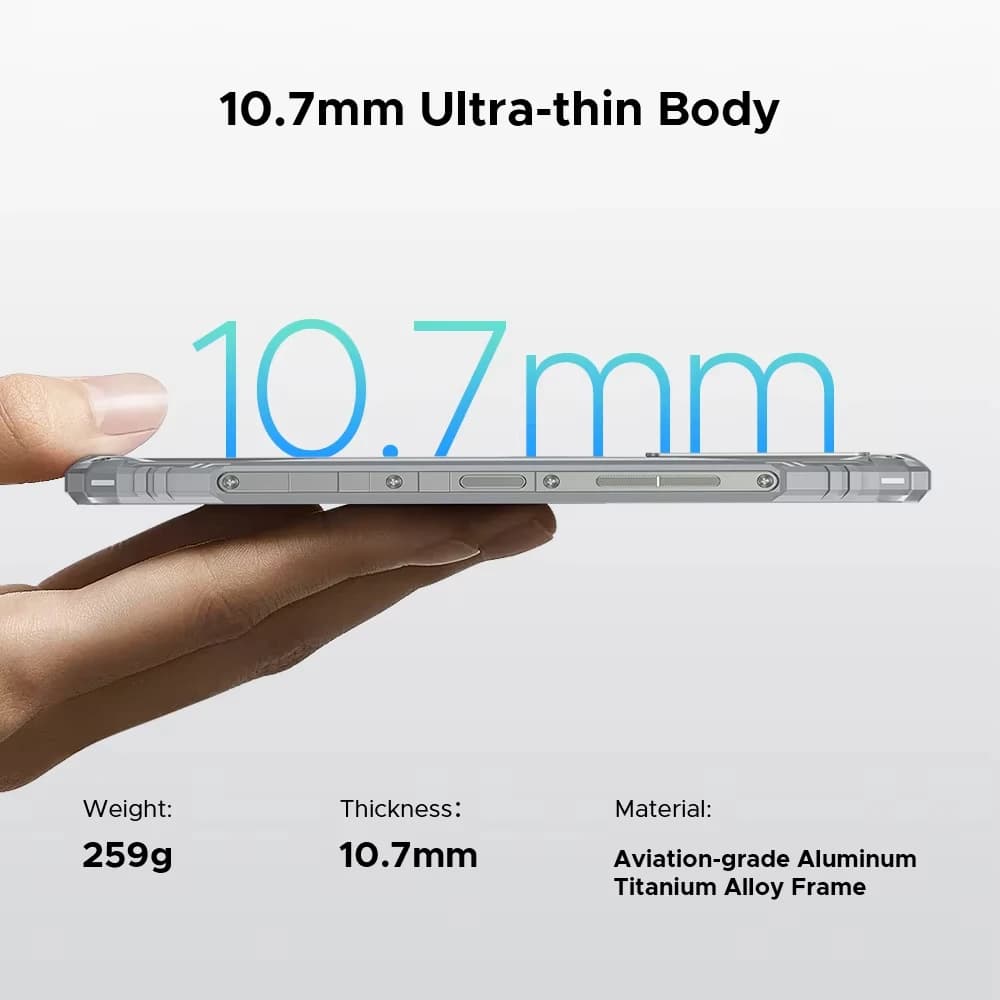 DOOGEE Blade10 Pro Energy Smartphone Robusto com Tela HD+ de 6,56”, 32GB + 256GB, Câmera de 50MP com IA, Bateria de 6150mAh, And - 6