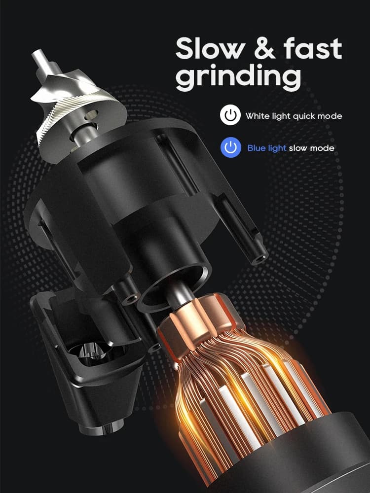 مطحنة قهوة كهربائية HiBREW G5، 48 مم، مطحنة حبوب قهوة محمولة ومدمجة للمطبخ، لقهوة الإسبريسو والتركية - 5