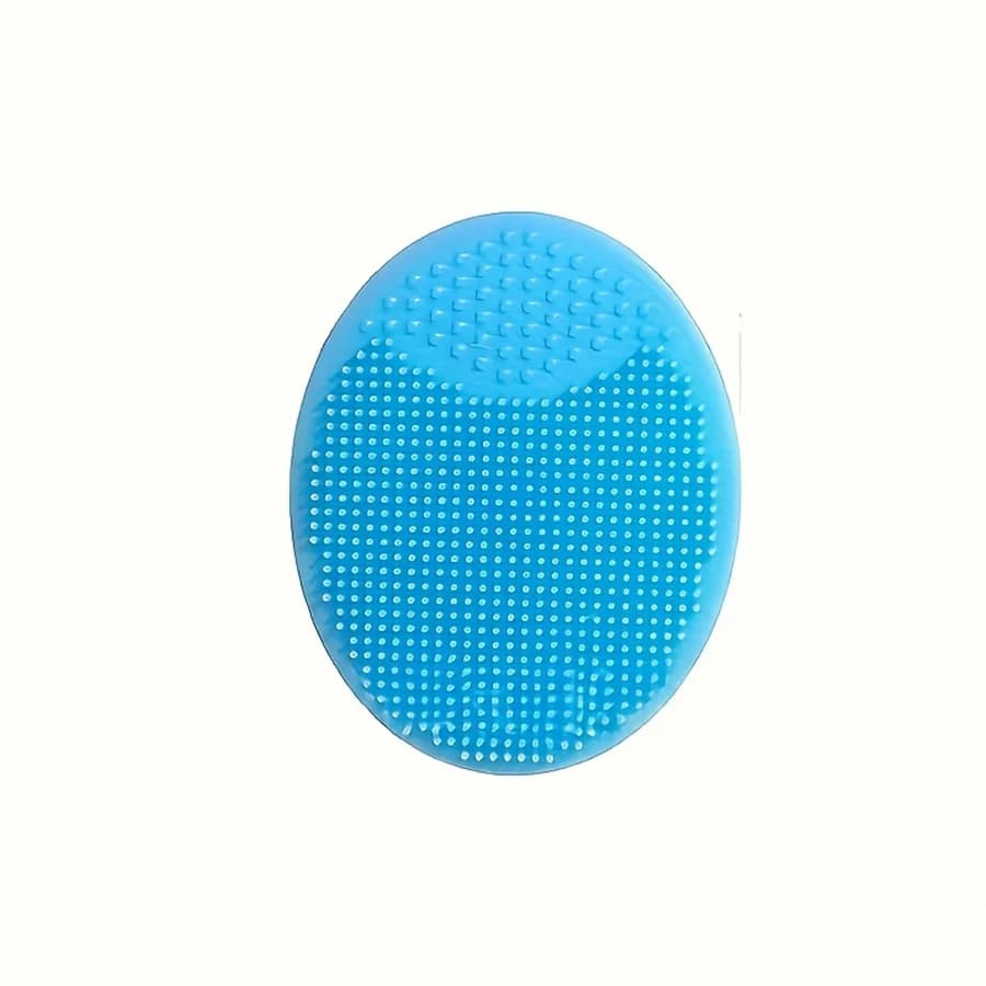 1PCS Silicone Baby Bath Brush Washing Hair Brush Silicone Baby Shampoo Brush For Bathing - 3