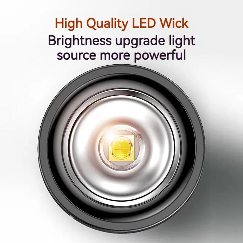 فيليبس 2025 كشاف محمول جديد قابل لإعادة الشحن LED للدفاع عن النفس والتخييم والمشي لمسافات طويلة - 4