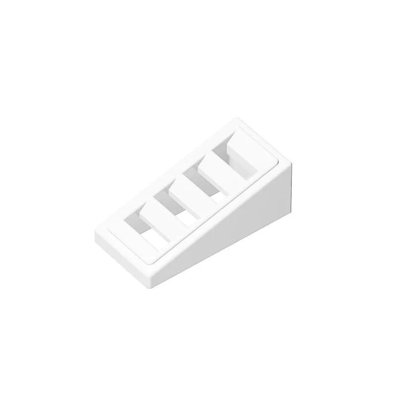 MOC 10PCS 61409 Slope 18 2x1x2/3 With Grille Building Blocks Kit Idea Bricks Educational Idea DIY Toy Children Birthday Kid Gift - 2