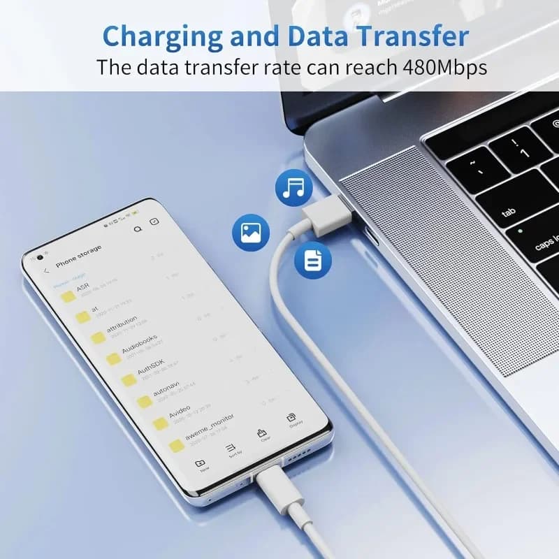 1 قطعة تمديد USB C كابلات شحن اضافية طويلة نوع C شاحن سلك بيانات الحبل لسامسونج شاومي كاميرا الكمبيوتر المحمول 10 متر/8 متر/5 متر/0.3 متر - 5