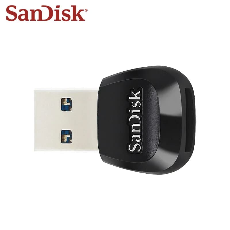 قارئ بطاقات SanDisk MobileMate USB 3.0، قارئ بطاقات microSD، بسرعة تصل إلى 170 ميجابايت/ثانية، قارئ بطاقات TF صغير - 3