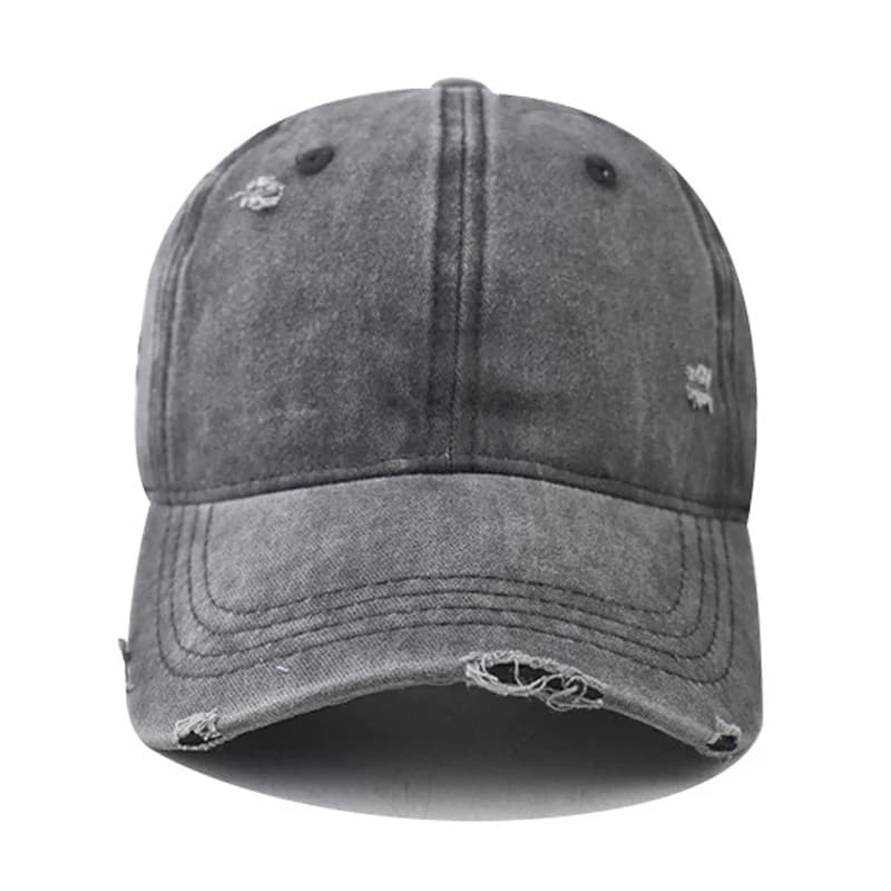 Distressed Baseball Cap Dad Hats for Men Women Vintage Washed Cotton soft top Hat Adjustable Low Profile Unisex Style Headwear - 4