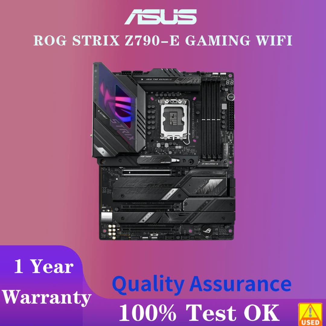 ASUS ROG STRIX Z790-E GAMING WIFI Motherboard Socket LGA1700 CPU DDR5 7800+(OC) MHz Memory Chipset Z790 ATX Mainboard - 2
