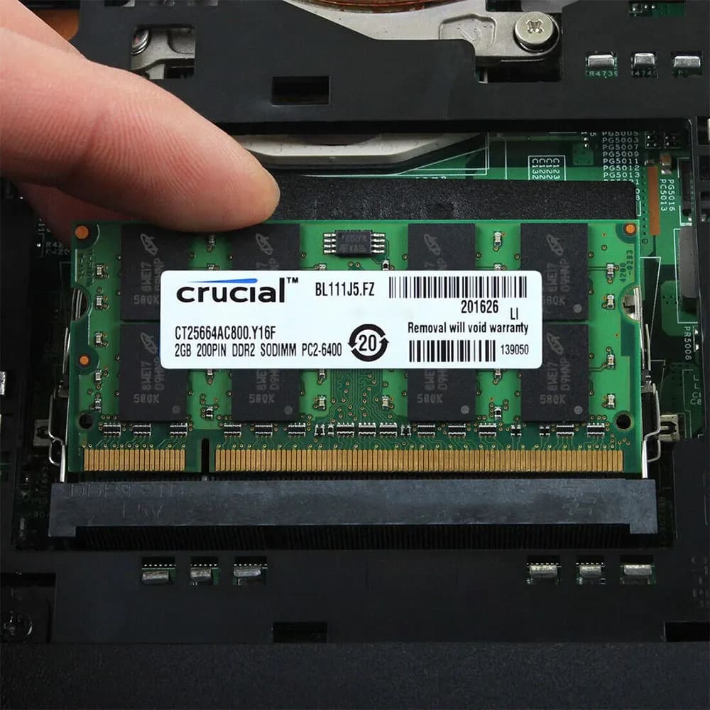 Crucial Laptop Memory RAM DDR3 DDR3L DDR2 2GB 4GB 8GB 1600 1866 1333 1066 667 800MHz PC3-8500 10600 12800 1.35V Notebook SODIMM - 5