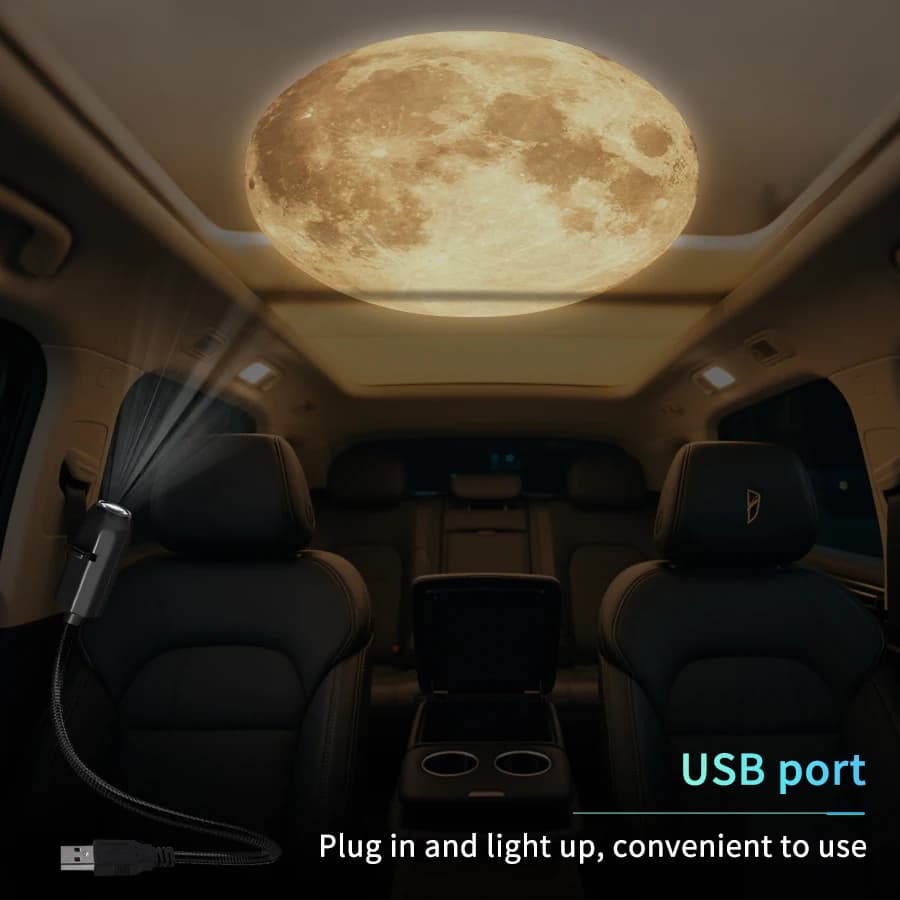 5 فولت USB الإدراج المباشر ضوء الإسقاط كوكب/هالوين موضوع استبدال شرائط مصباح سقف داخلي تزيين ضوء الإسقاط - 3