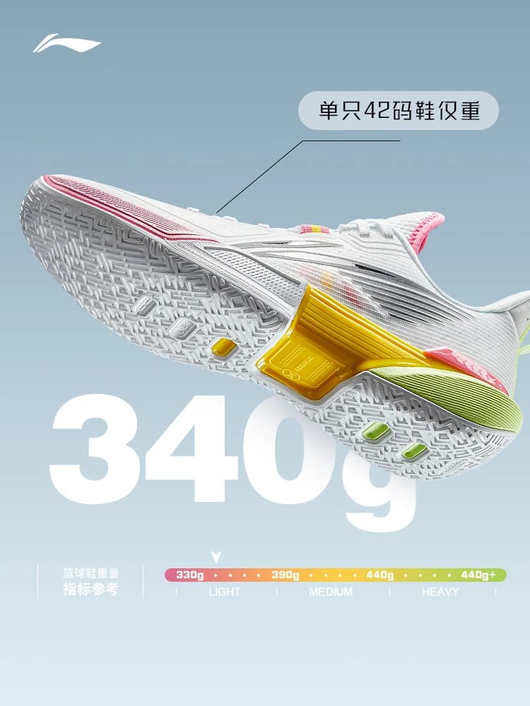Li Ning Light Speed 2 Low cut Breathable Basketball Shoes Official Genuine Men's Rebound Wear resistant Sports Shoes - 2