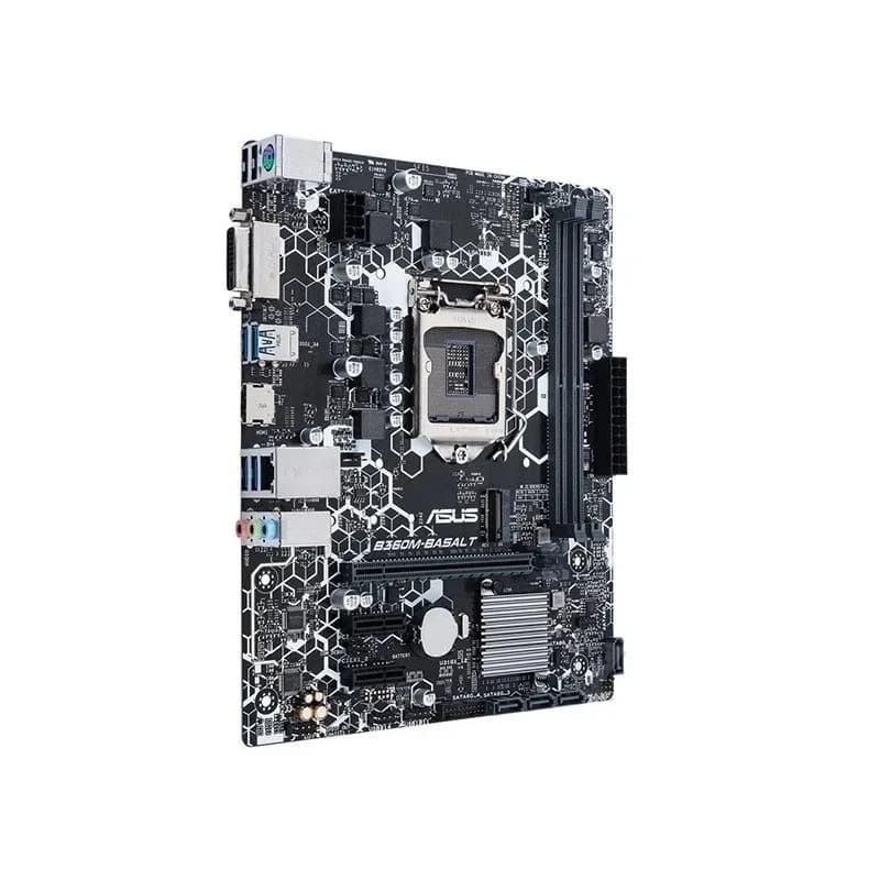 ASUS B360M-BASALT 1151 Motherboard 4×DDR4 LGA 1151 PCI-E 3.0 2×M.2 USB3.1 HDMI Micro ATX support Eighth/ninth genCore i7/i5/i3 - 2