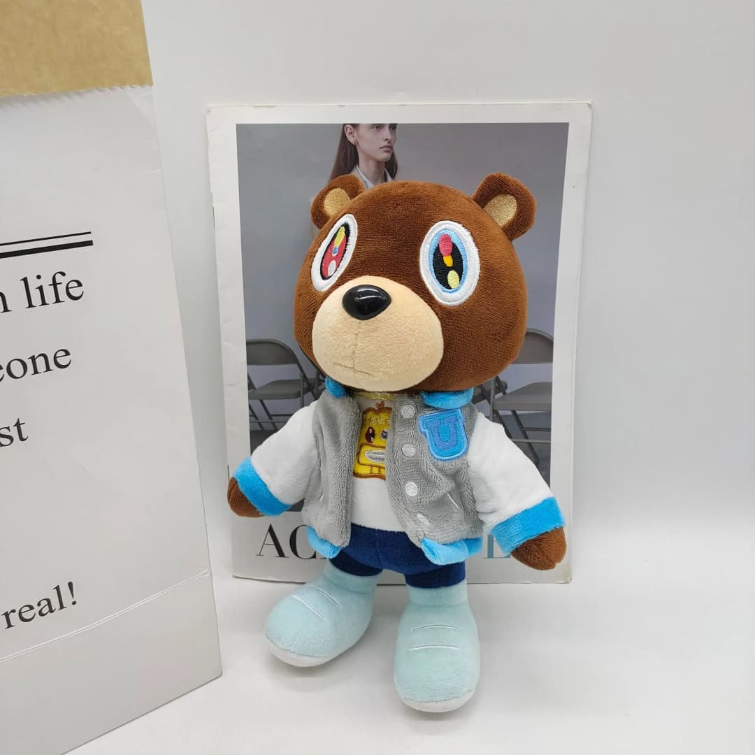 26cm Kawaii Kanye Dropout Bear Teddy Bear Plush Toys Kanye West Graduation Soft Stuffed Home Room Decor Birthday Gift - 5