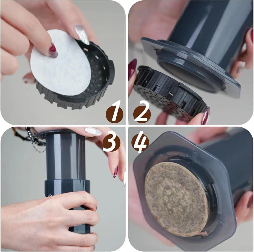 فلاتر قهوة مستديرة، متوافقة مع صانع القهوة Aeropress Bialetti Moka Pot صانع الإسبريسو Bialetti Moka Pot (500 قطعة/1000 قطعة) - 5