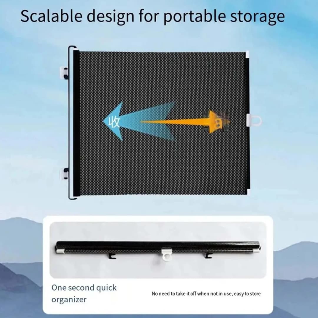 بوابة أمان قابلة للسحب للحيوانات الأليفة، سهلة التركيب بدون حفر، مناسبة للقطط والكلاب، للممرات والمداخل والدرج - 2