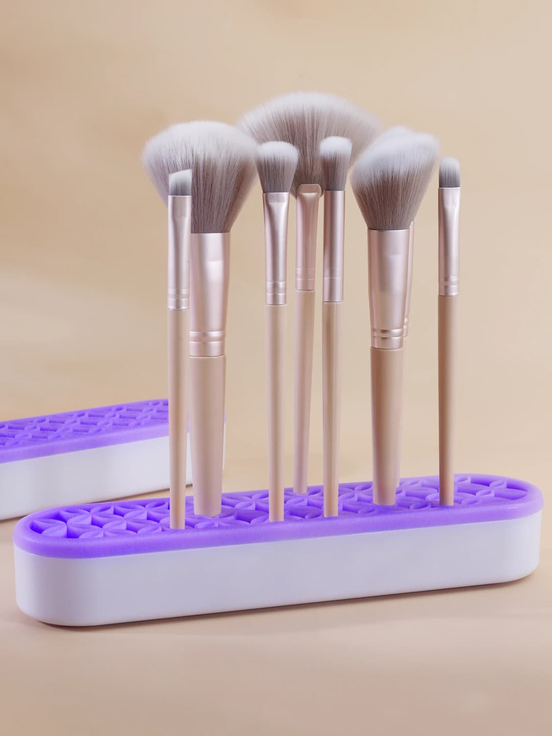 جديد سيليكون فرشاة للمكياج تجفيف الرف صندوق عرض أحمر الشفاه أدوات ماكياج متعددة الوظائف فرشاة الشمس رف صندوق تخزين - 3