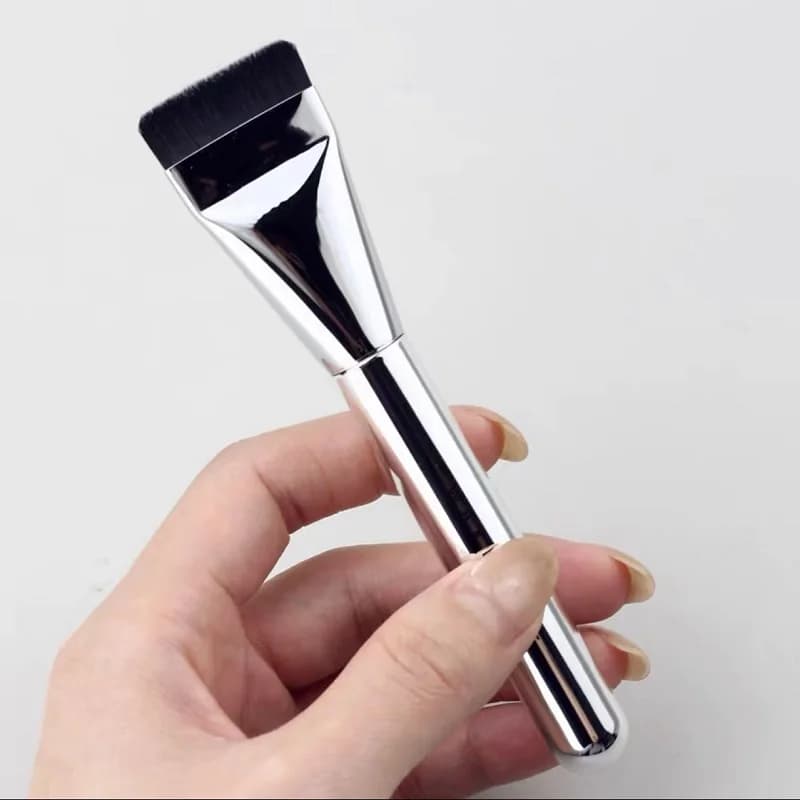 A Foundation Brush Ultra Thin Traceless Concealer Brush Mask Brush Flat Head No Powder Soft Hair Beauty Tools Makeupbrush - 3