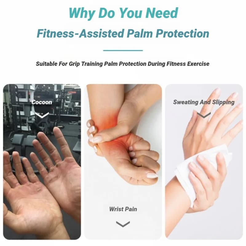 قفازات رياضية للتدريب بنصف إصبع للرجال والنساء للتمرين واللياقة البدنية وكمال الأجسام ورفع الأثقال في صالة الألعاب الرياضية وواقي المعصم اليدوي الدمبل - 5