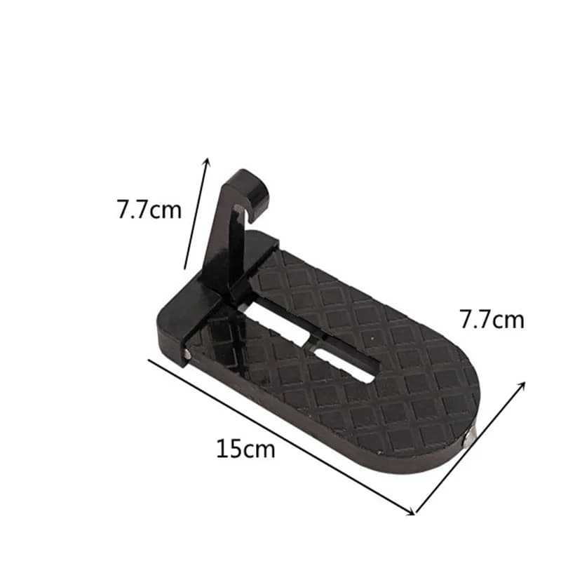 Foldable Car Roof Rack Step Car Door Step Multifunction Universal Latch Hook Foot Pedal Aluminium Alloy Safety car accessories - 5