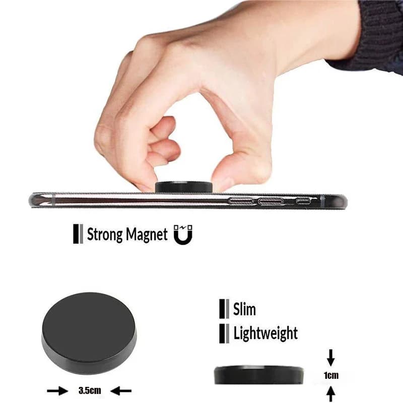 Super Magnetic Car Phone Holder Universal phone Stand for IPhone 14 13 12 11 Huawei Dashboard Wall Mounted Car Magnet Sticker - 5