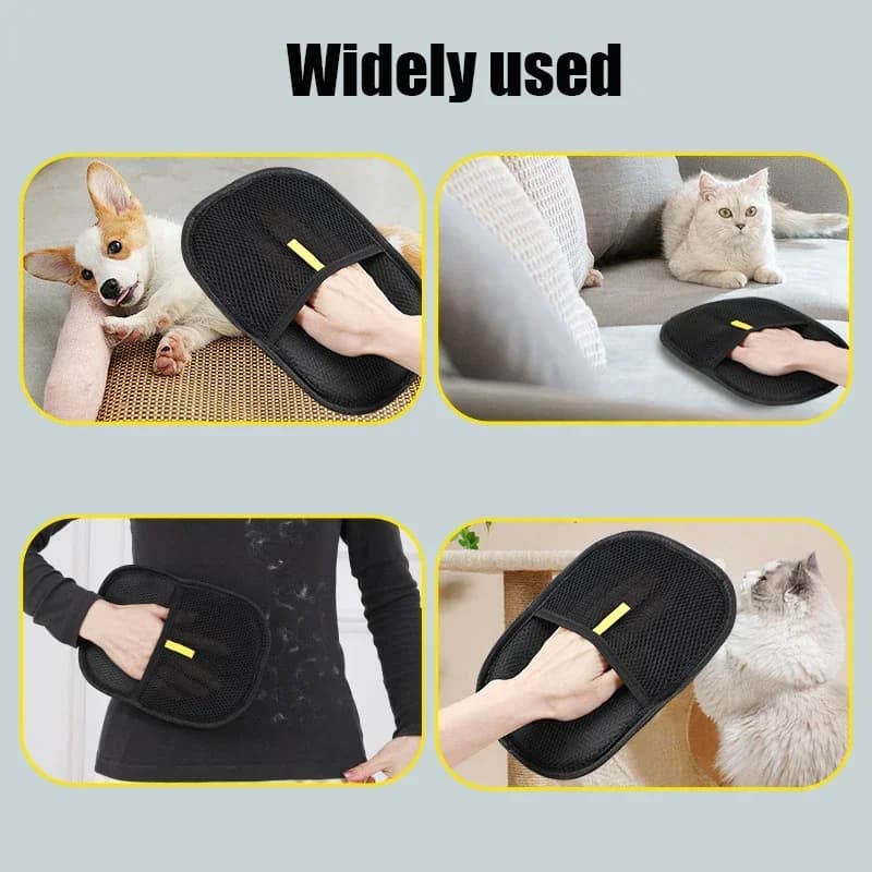 Pet Hair Cleaning Removal Gloves Pet Double-sided Grooming Glove Reusable Tool Sofa Carpets Cat Dog Hair Cleaning Tools 1~4pcs - 5