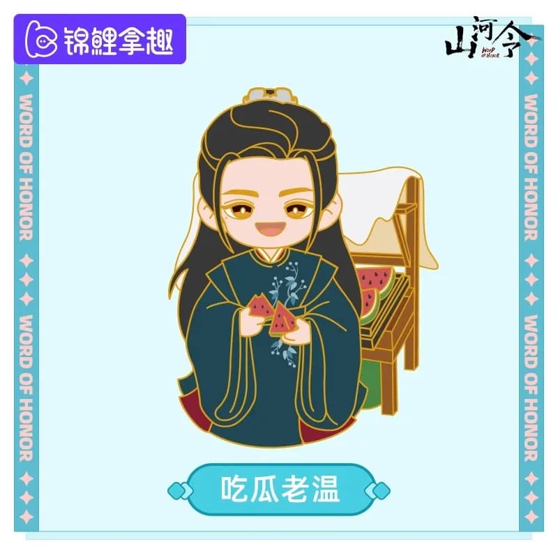Genuine WORD OF HONOR Official Q Version of The Refrigerator Stickers Blind Box Creative Cartoon Wen Ke Xing Models DIY Gifts - 2