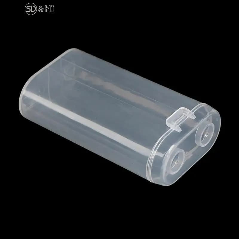 صندوق تخزين بلاستيك مقاوم للماء للبطارية ، بطارية قابلة للشحن ، حالات بلاستيكية بنك الطاقة ، علبة حامل دائم ، 18650