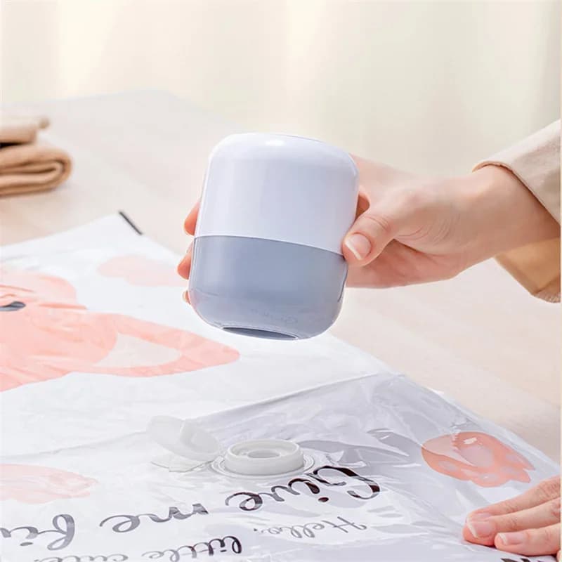 Vacuum Storage Bags More Space Save Compression Travel Seal Zipper for Clothes Pillows Bedding Closet Home Organizer - 2