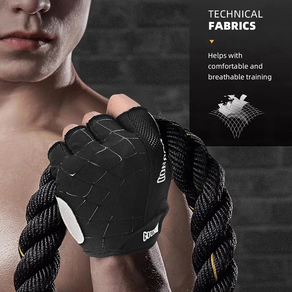 Workout Gloves for Men and Women Weight Lifting Gloves Lightweight Gym Gloves for Weightlifting Cycling Pull ups Fitness F21 - 3