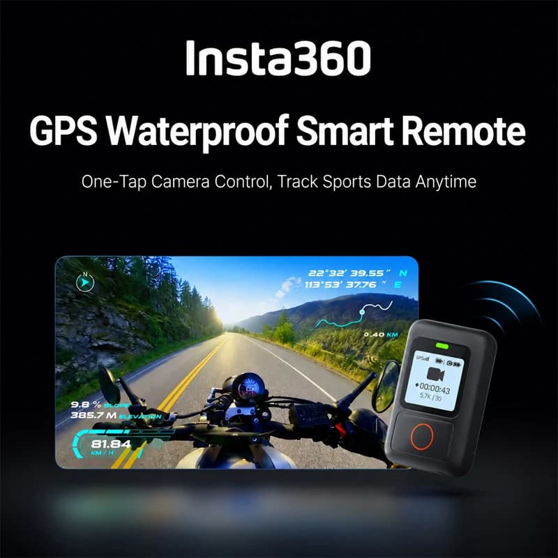 Insta360 One X5/X4/X3/X2/RS/RS/R GPS/Go 3S/ACE Pro Smart Remote Control for Action Camera VR Panoramic Camera Waterproof WIFI - 2