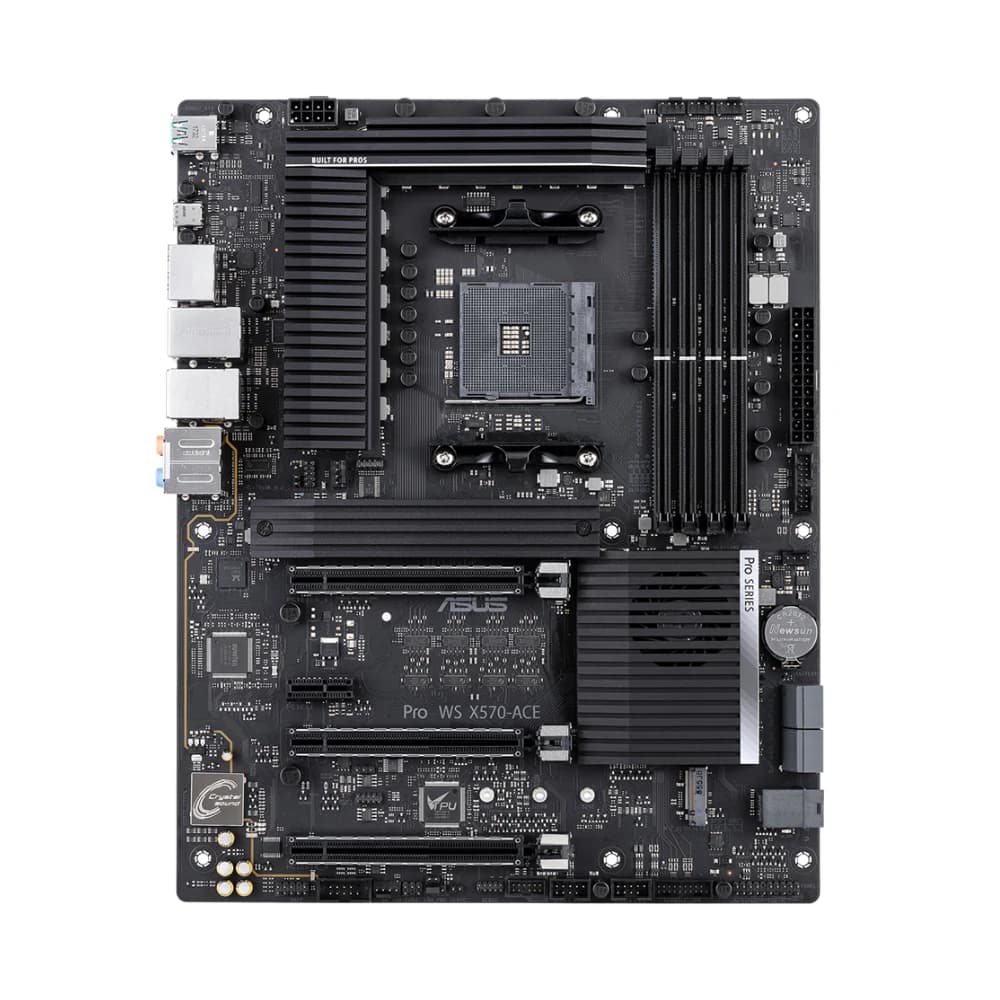 ASUS Pro WS X570-ACE Motherboard AMD X570 Support 5600G 5700X 5700X3D 5800x3D CPU 4xDDR4 128 GB M.2 HDMI PCIe 4.0 ATX AM4 - 2