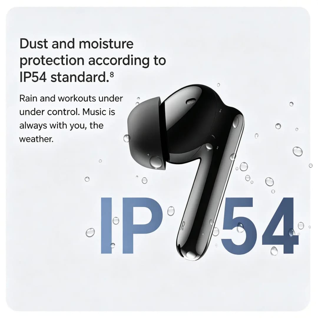 Original HONOR CHOICE Earbuds X8 TWS Earphones 50dB ANC Bluetooth 6.0 Up to 44H Total Battery Life IP54 - 5