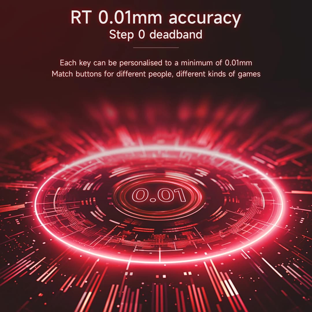 AJAZZ AK680 MAX لوحة المفاتيح الميكانيكية HE Hall Effect Switch 60% 8k/1K RGB السلكية/اللاسلكية الألعاب الزناد السريع لوحة المفاتيح المغناطيسية - 4