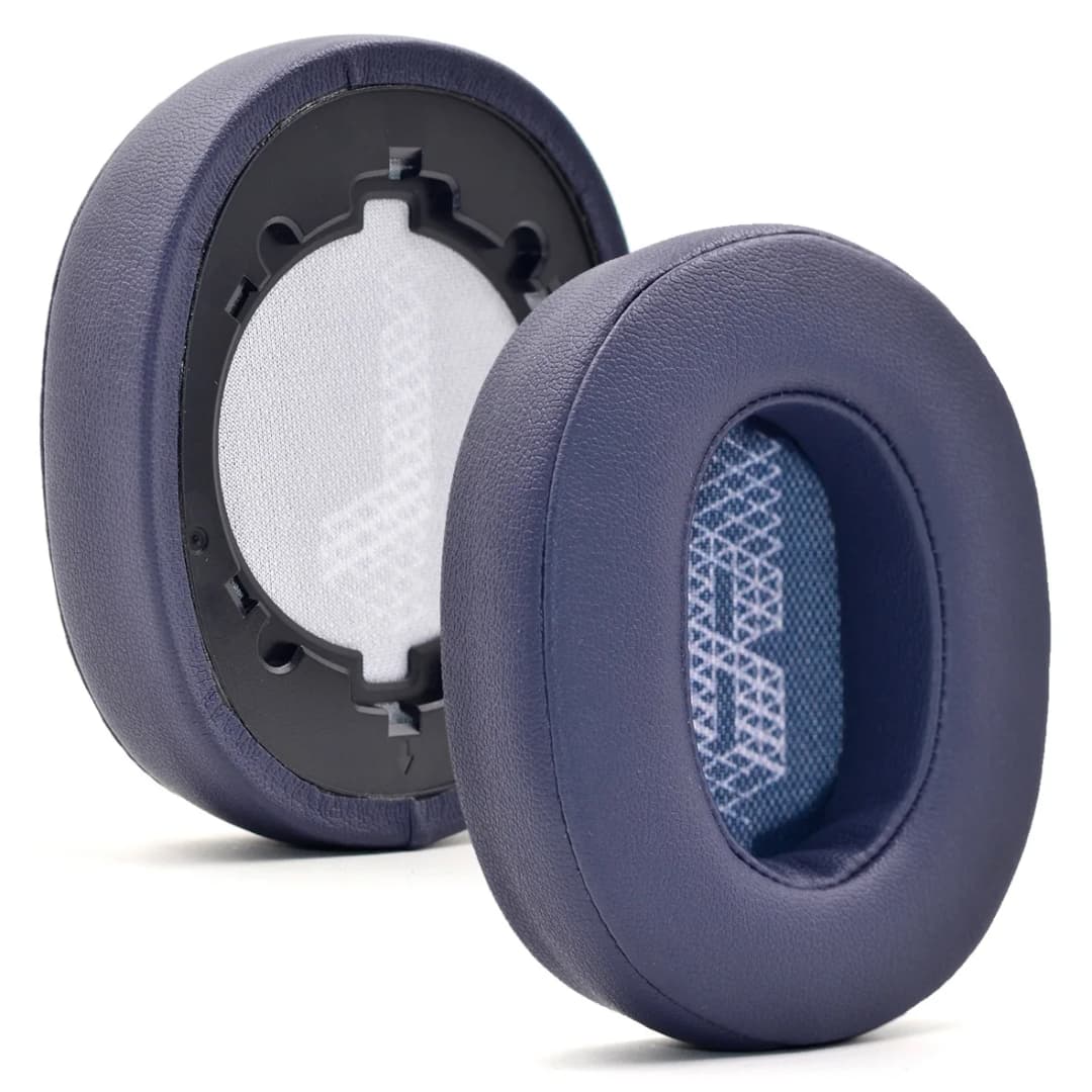 وسادات أذن استبدال من الفوم الناعم والجلد البروتيني لسماعات الرأس بلوتوث JBL LIVE500BT - متوافقة مع JBL Live 500BT - 4