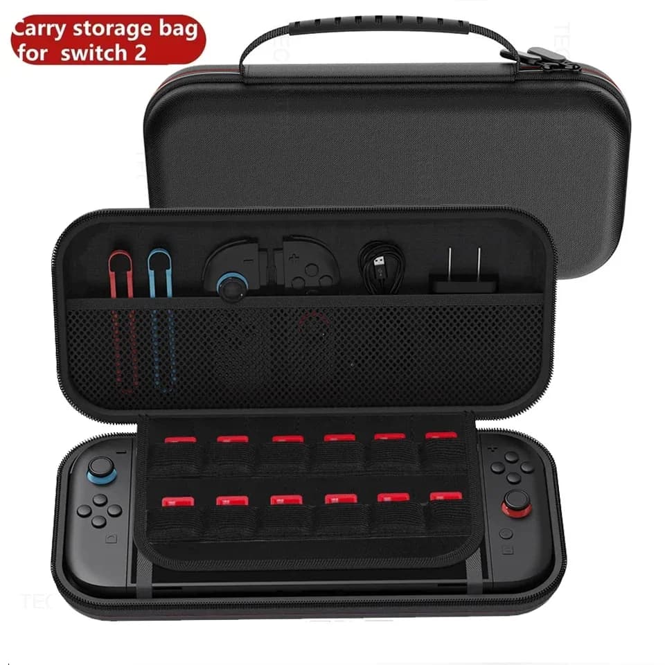 حافظة واقية لحمل السفر لوحدة التحكم نينتندو سويتش 2 إيفا هارد شل حقيبة التخزين الحقيبة للتبديل 2 الملحقات