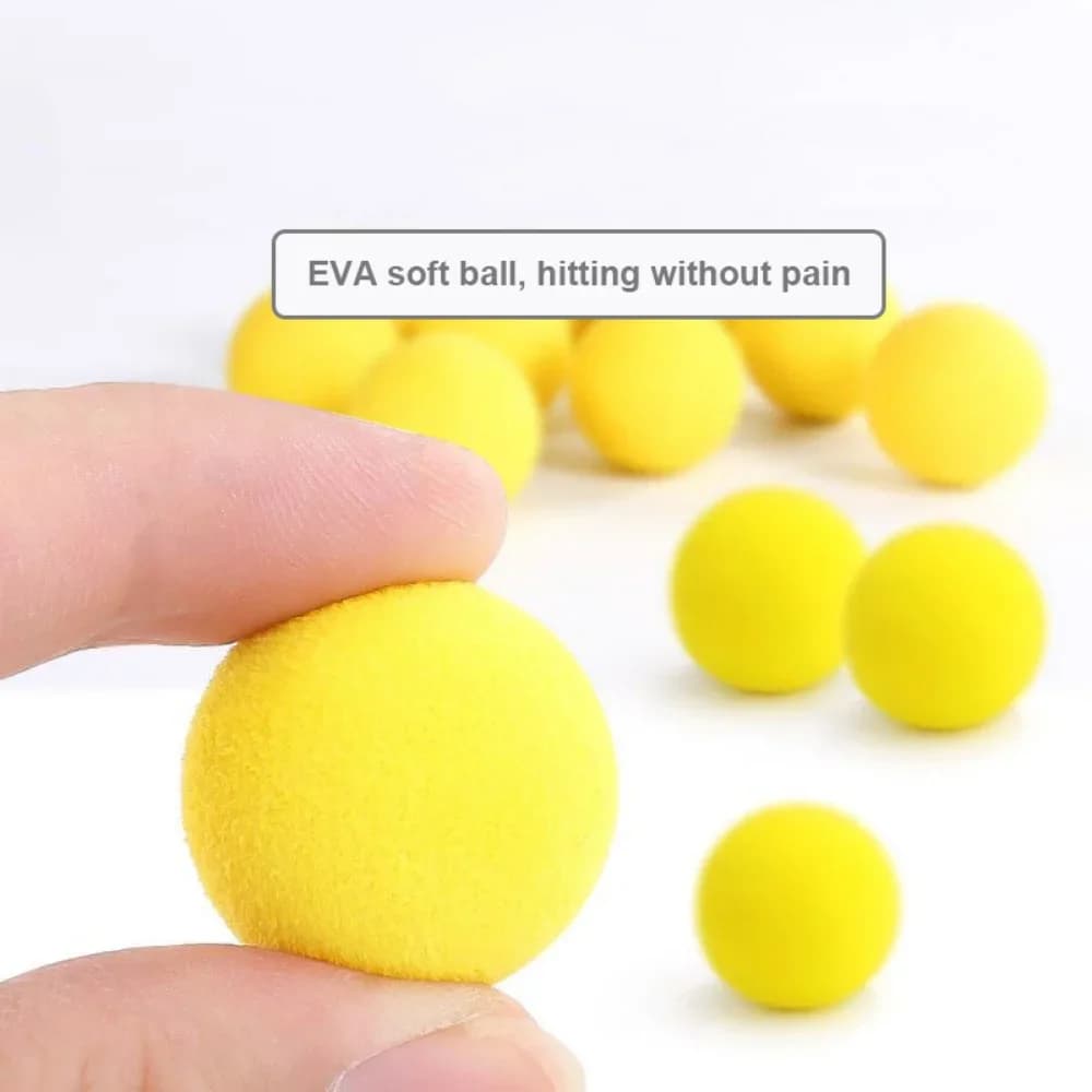 Interactive Cat Toy Ball Dog Aerodynamic Shooter Cats Game EVA Soft Ball Launcher Kitten Toys Launch Training Children Pet Gift - 3
