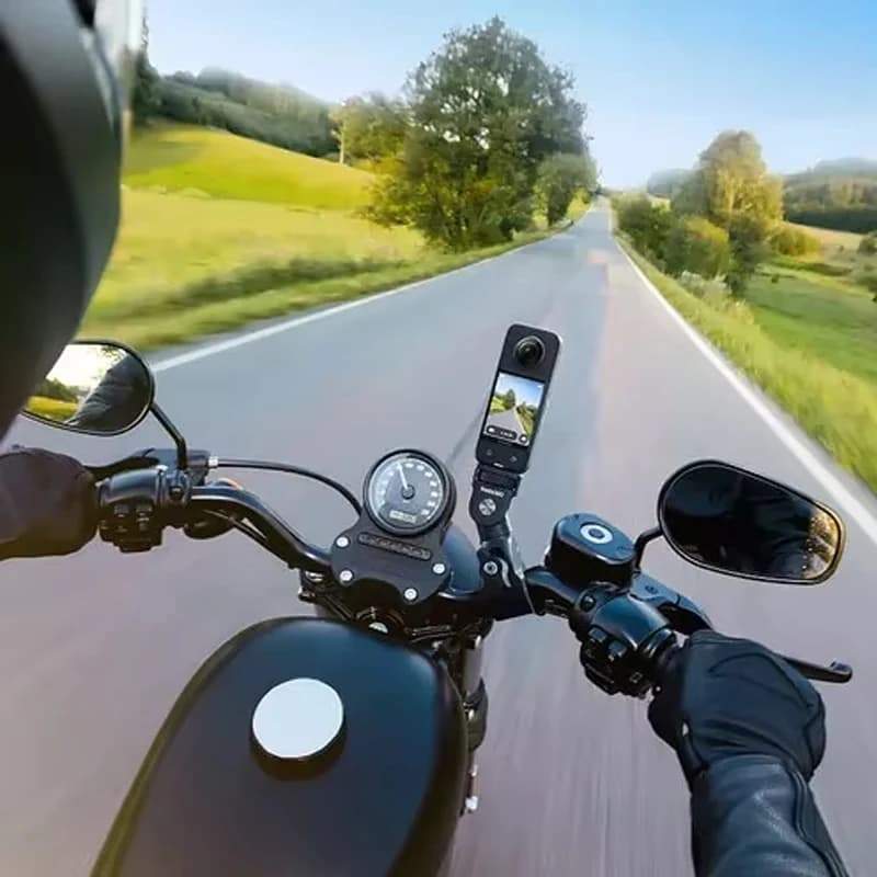 Insta360 Motorcycle Kit (Upgrade) for X4/X3/GO 2/GO 3/GO 3S/ACE PRO/ACE - Official 360 Camera Accessories - 4