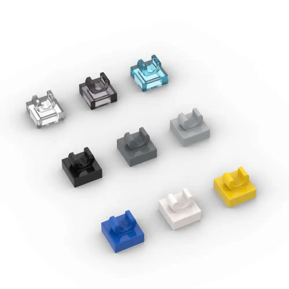 MOC 10 قطع 15712 O-نوع 1 × 1 أعلى مشبك لوحة كتل البناء 12825 مجلس الطوب الجسيمات لغز ديي لعبة الأطفال عيد ميلاد طفل هدية