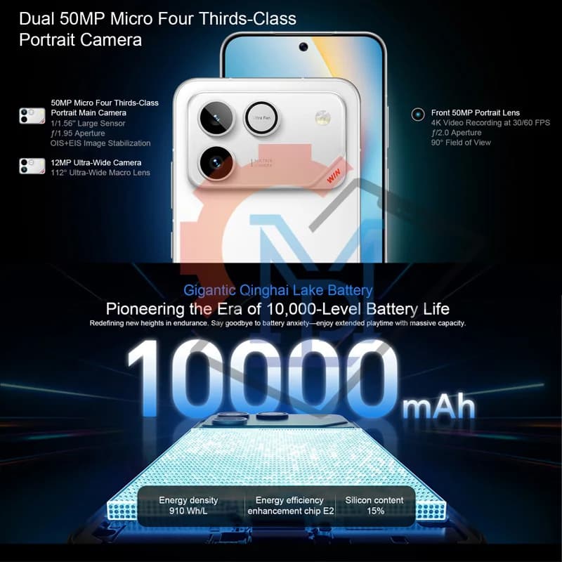 New Original HONOR WIN RT 5G Mobile Phone 6.83" AMOLED 185Hz Display Snapdragon 8 Elite Battery 10000mAh 100W Wired Smartphone - 6