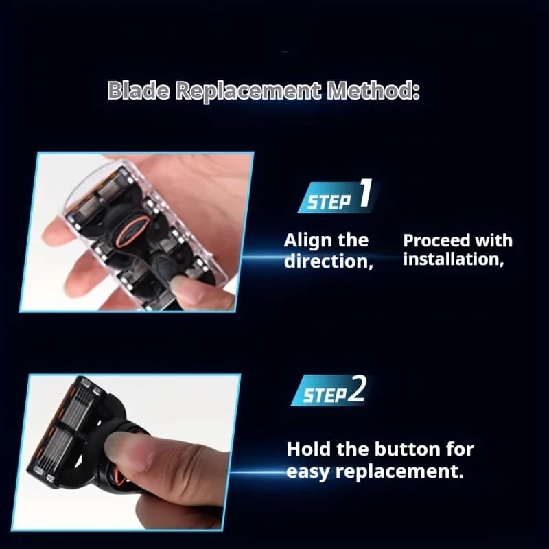 Razor Classic 6 Edge Safety Razor for Mens Shaving&Womens Hair Removal 27 Shaving Blades Manual Shaver safety razor - 6