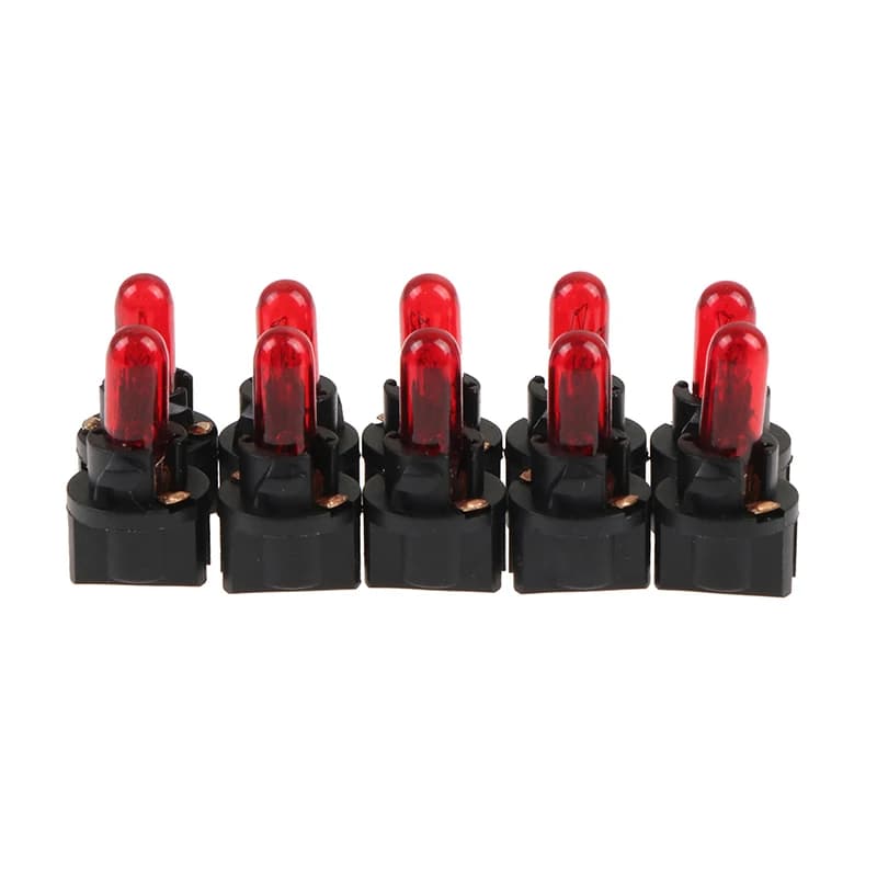 10Pcs T5 SMD LED Car Light Automobiles Light-emitting Diode Instrument Gauge Dashboard Light Bulbs Auto Interior Indicator Lamp - 2