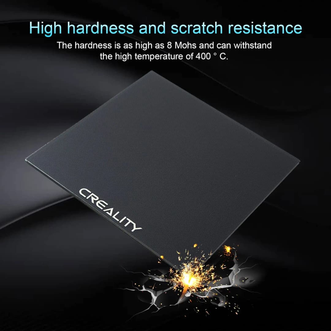 Creality Ender 3 Glass Bed Upgraded 3D Printer Tempered Glass Plate Build Surface 235x235x4mm for Ender 3/Ender 3 Pro/Ender 3 V2 - 5