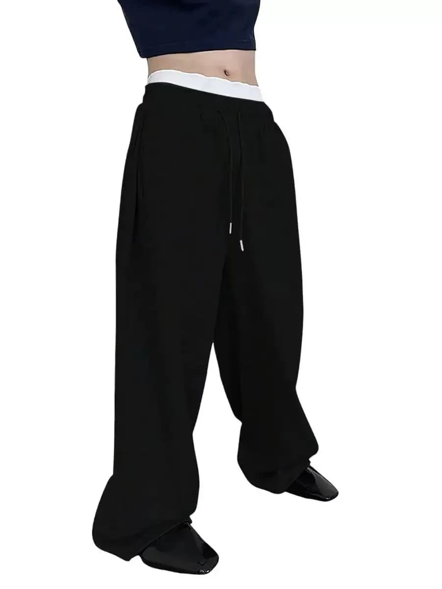 New Y2K Style Baggy Joggers for Men Hip Hop Cargo Pants Oversized Street Fashion Trousers Casual Loose Fit Pants - 6