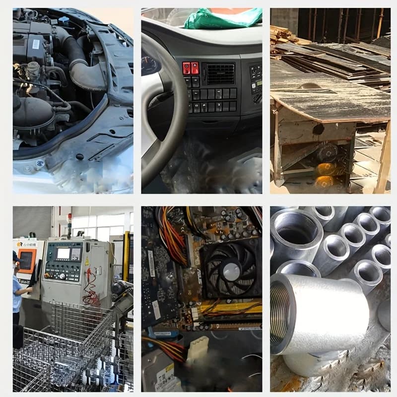 تنظيف مسدس نفخ منفضة الهواء للشاحنة شديدة التحمل و2 أطراف فوهة قابلة للتبديل - مجموعة مسدس نفخ مقعد الهواء الأحمر - 2