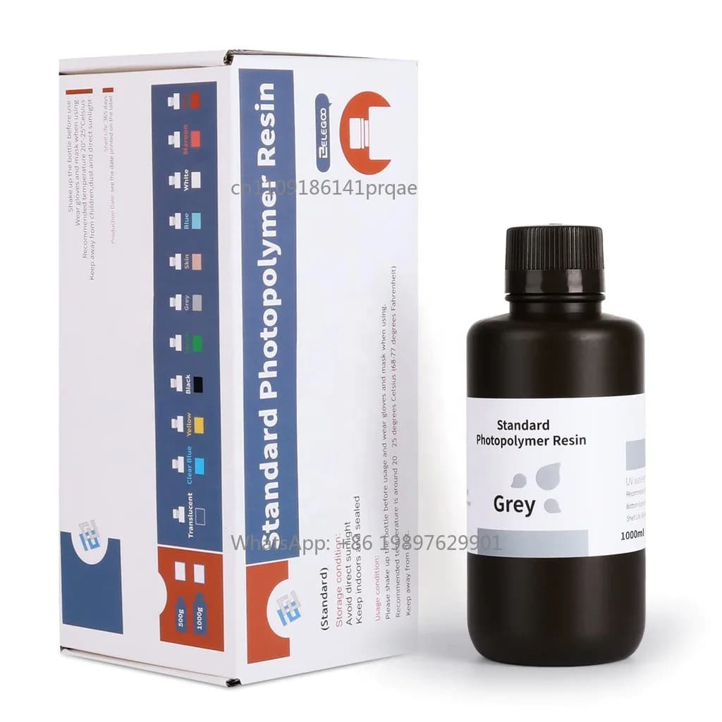 راتنج ELEGOO جديد بالجملة قياسي LCD UV-Curing بوليمر ضوئي راتنج سريع لطابعات LCD ثلاثية الأبعاد - 6
