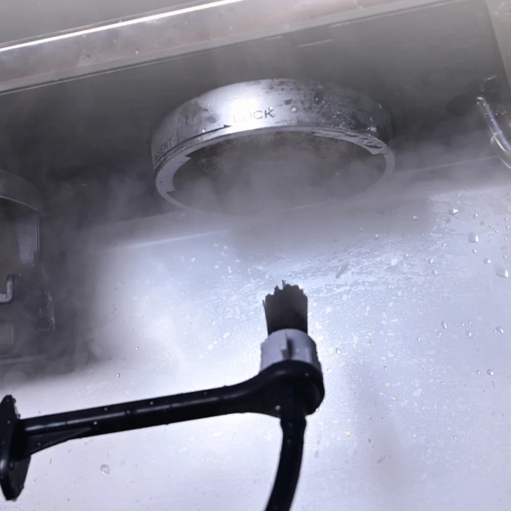 فرشاة تنظيف بخار آلة القهوة 5-1 قطعة فرشاة تنظيف آلة الإسبريسو رأس شطف القهوة أداة بارستا - 6