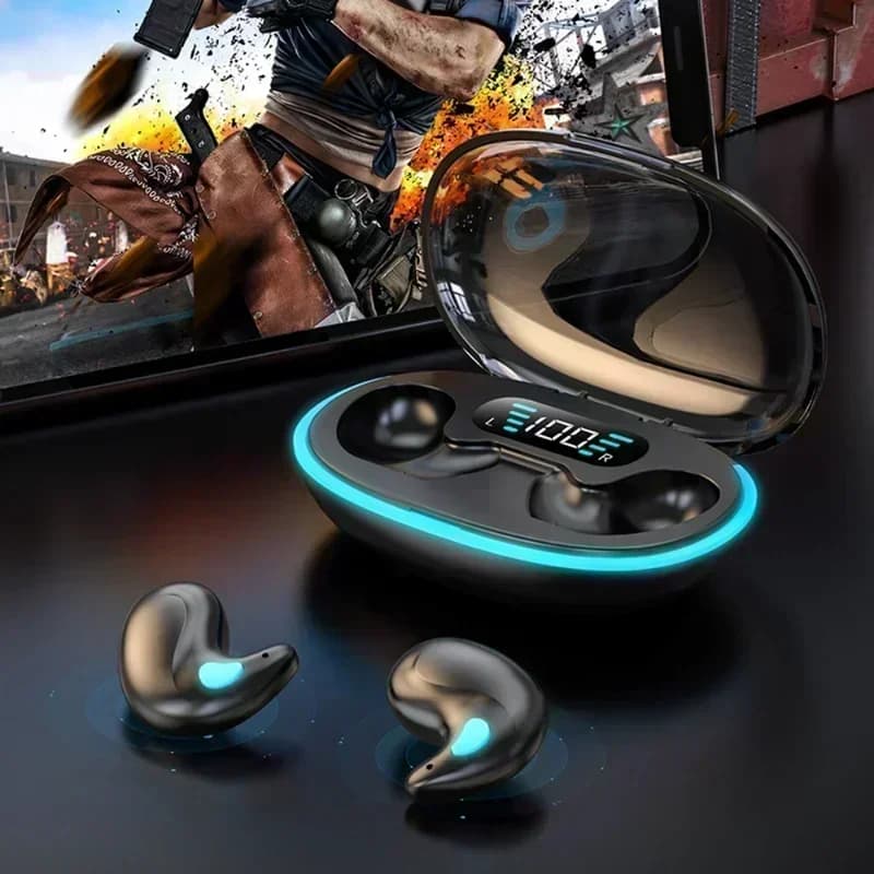 X55 Sleeping Earbuds Wireless Mini Headphones For Work TWS Bluetooth Earphone Stereo Hidden Headsets with Mic HD Call Waterproof - 4